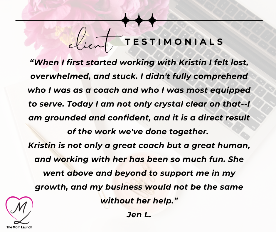 Jen L Testamonial